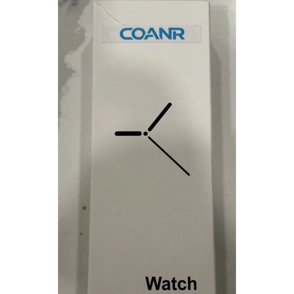 Large Smart Watch for Men Fitness Tracker: Bluetooth Waterproof 1.98 inch Black